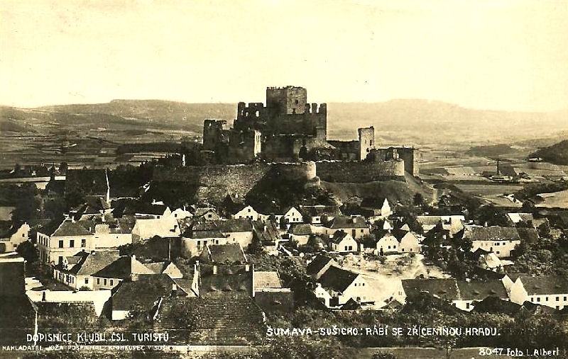 zřícenina hradu Rabí (historické)