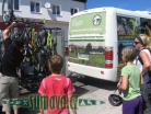 Zelený autobus a cyklobus