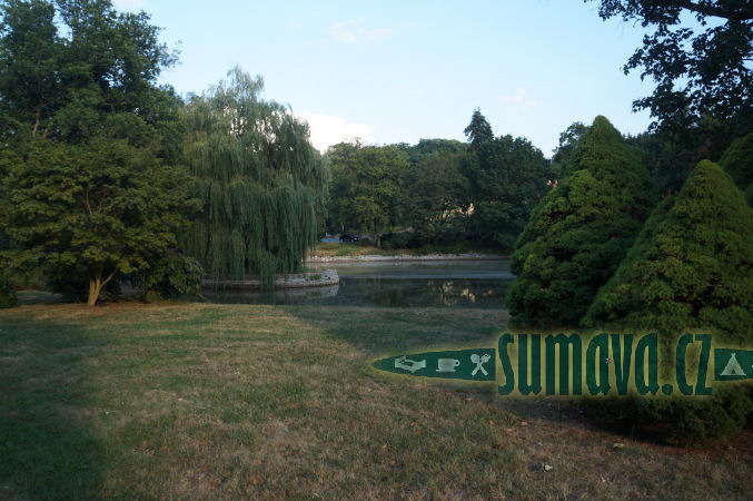 zámecký park Orlík nad Vltavou