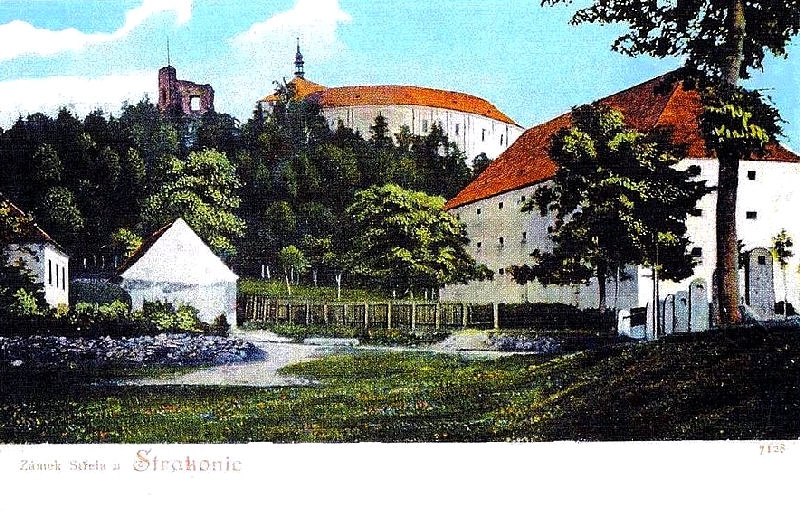 zámek a hrad Střela (historické)